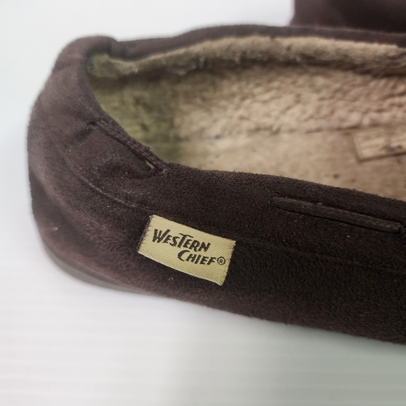 Western Chief Men's Brown MoccasinSlippers Size 13 - Picture 7 of 10
